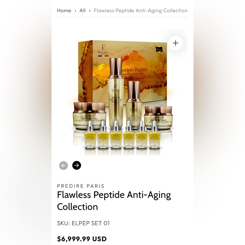 Predire Paris Flawless Peptide Anti Aging Collection